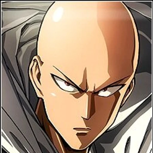 Saitama from One-Punch Man, an AI character on folk