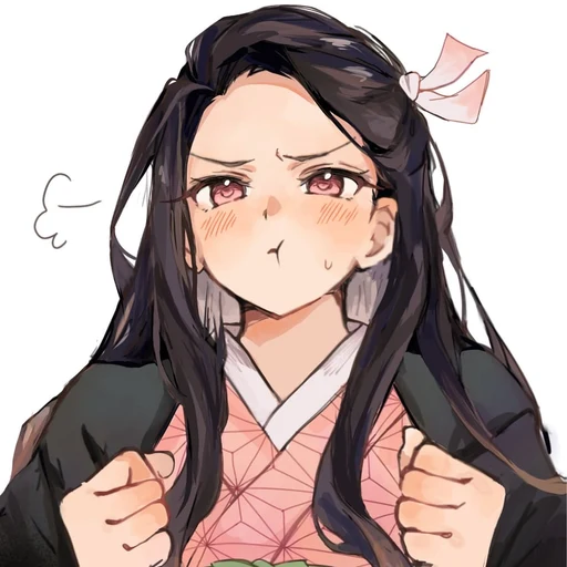 Nezuko Kamado from Demon Slayer, an AI character on folk