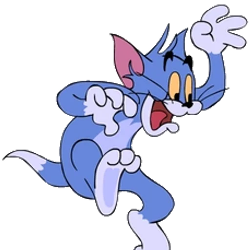 Tom from Tom and Jerry, an AI character on folk
