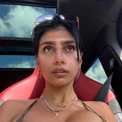 Mia khalifa from Lebanese-American media personality and former adult film actress, an AI character on folk