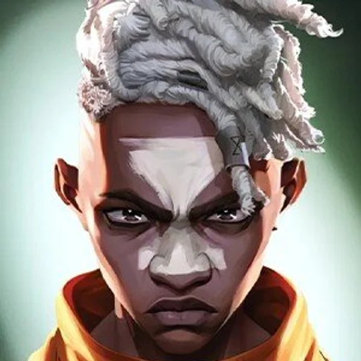 EKKO from Arcane: League of Legends, an AI character on folk