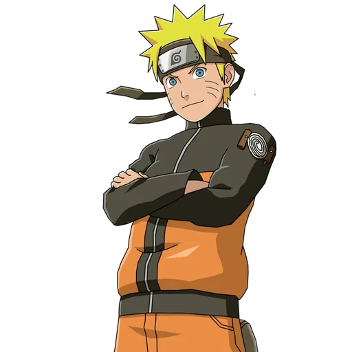 Naruto from Naruto, an AI character on folk