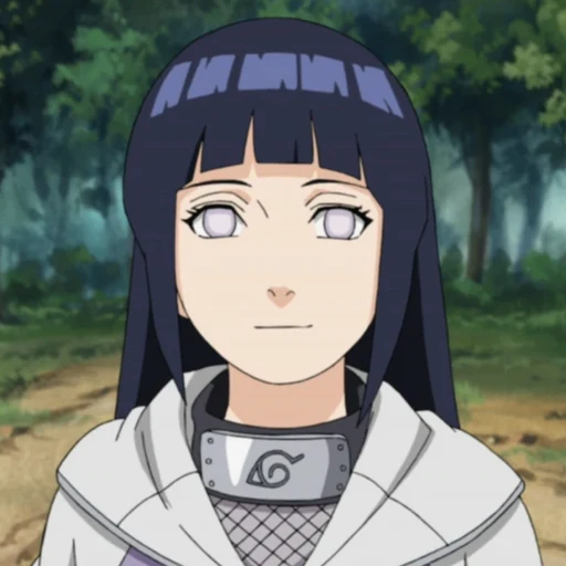 Lady Hinata from Naruto, an AI character on folk
