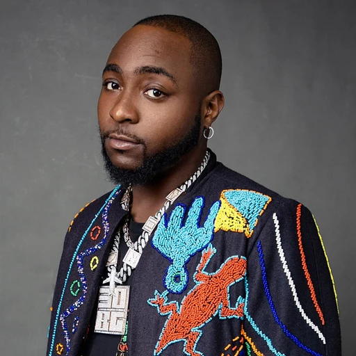Davido from Nigerian-American singer, an AI character on folk