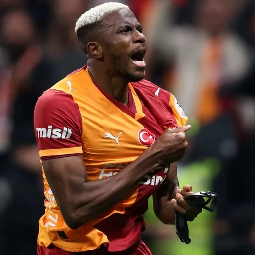 Victor Osimhen from Nigerian professional footballer, Galatasaray striker, an AI character on folk