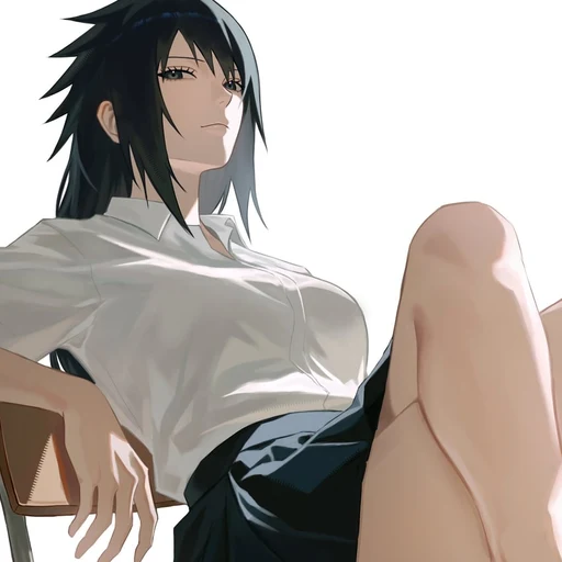 Sasuke from Naruto, an AI character on folk