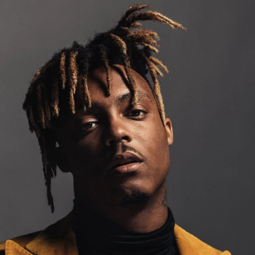 Juice world from rapper, an AI character on folk