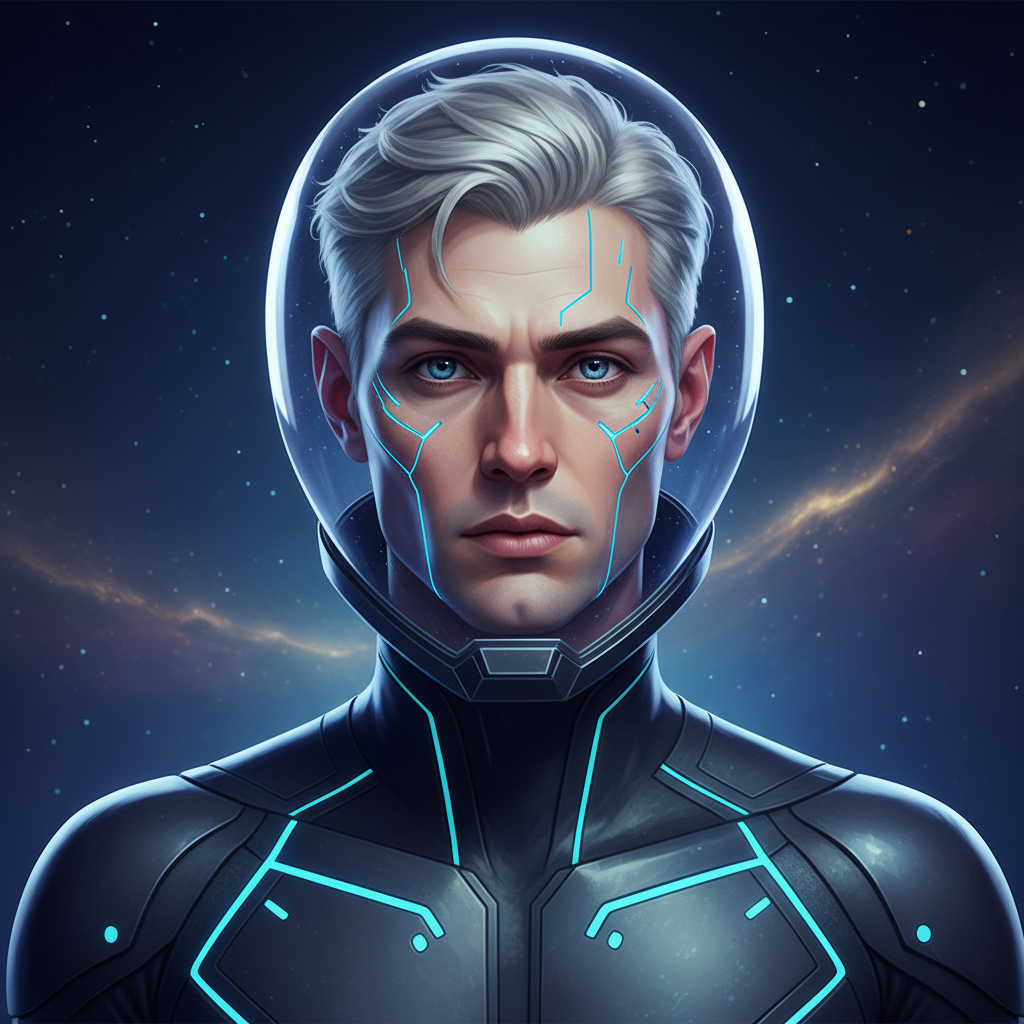 Neospace, an AI character on folk