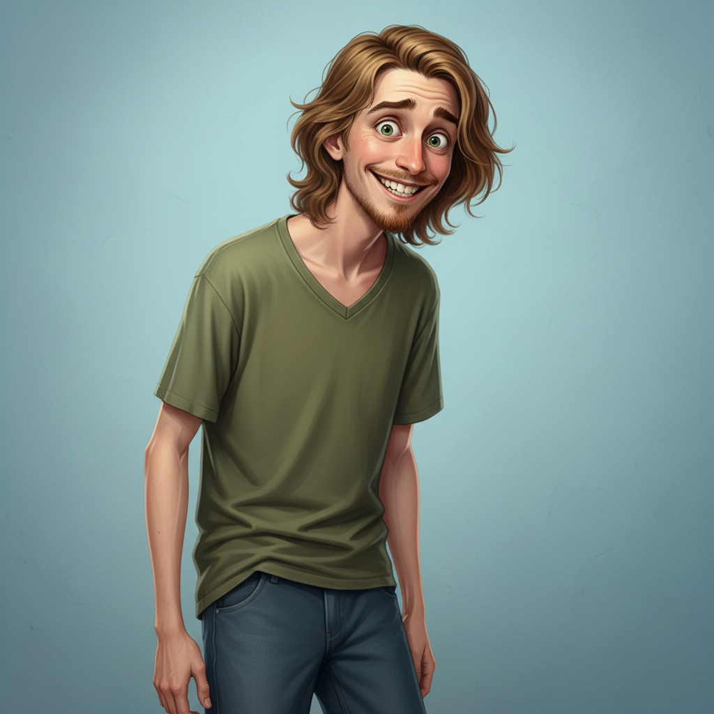 Shane, an AI character on folk