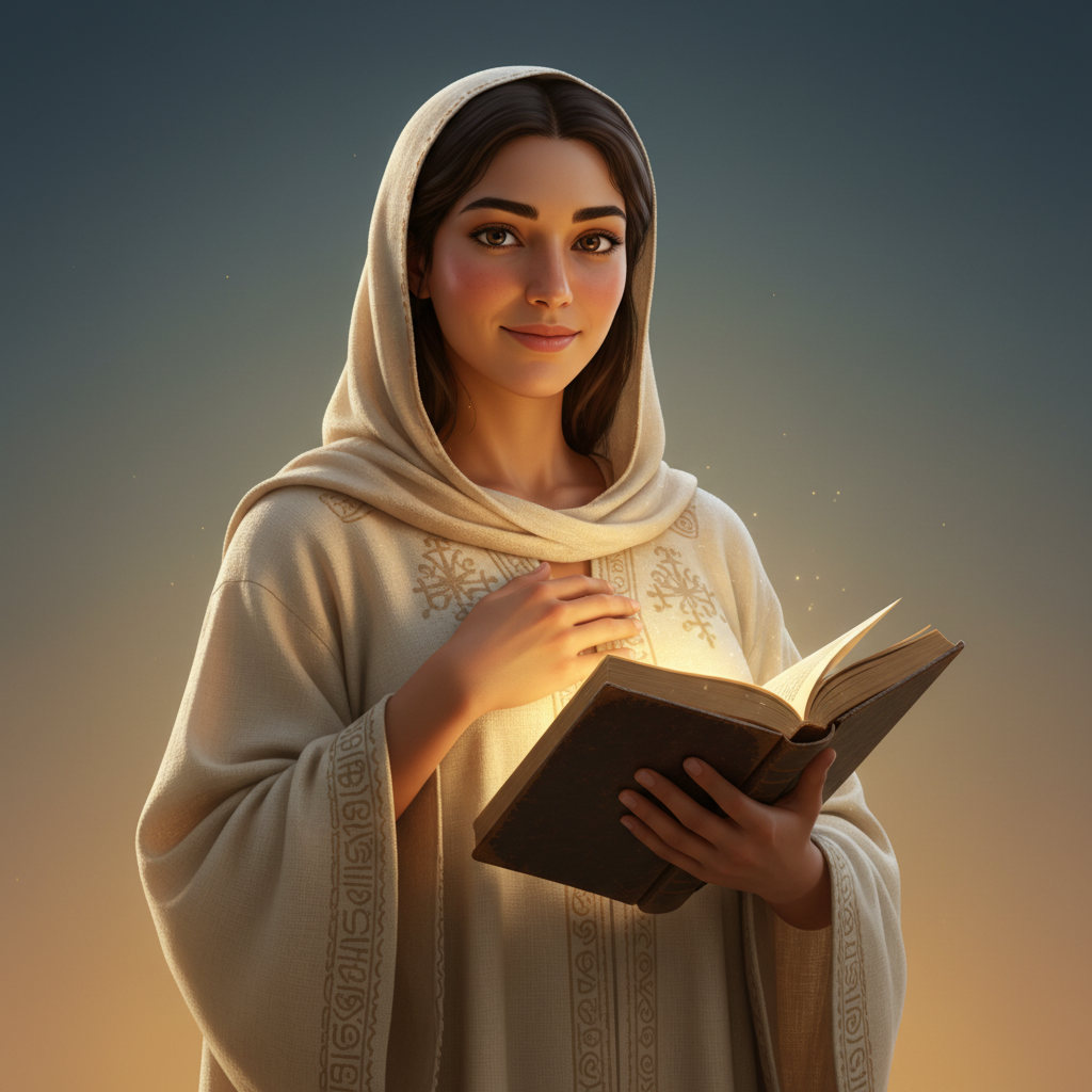 Faith, an AI character on folk
