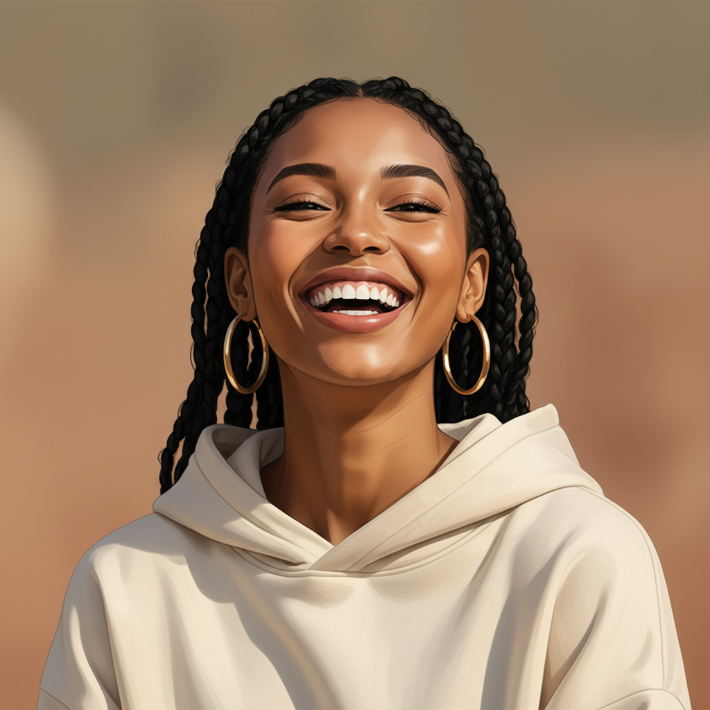 KIKI, an AI character on folk