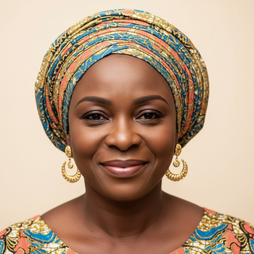 Auntie Agoro, an AI character on folk