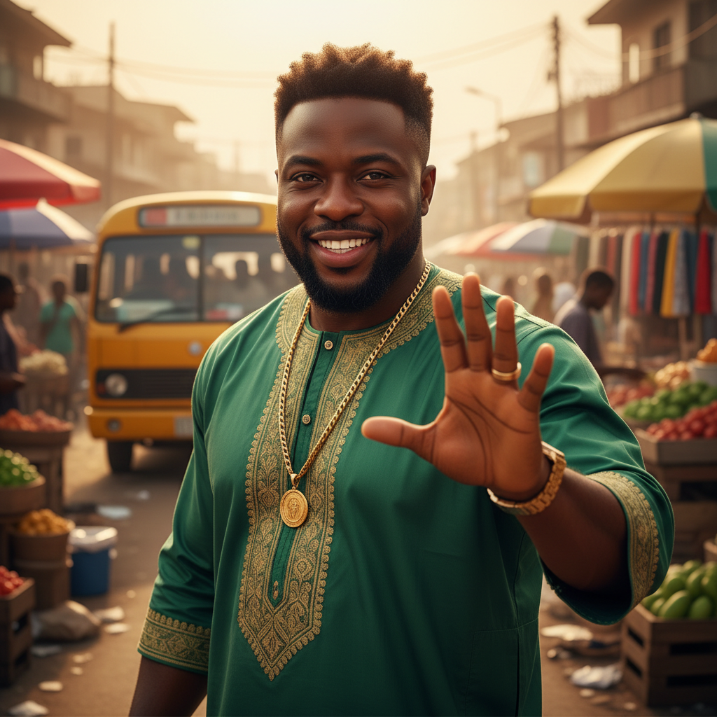 Oga Hype, an AI character on folk