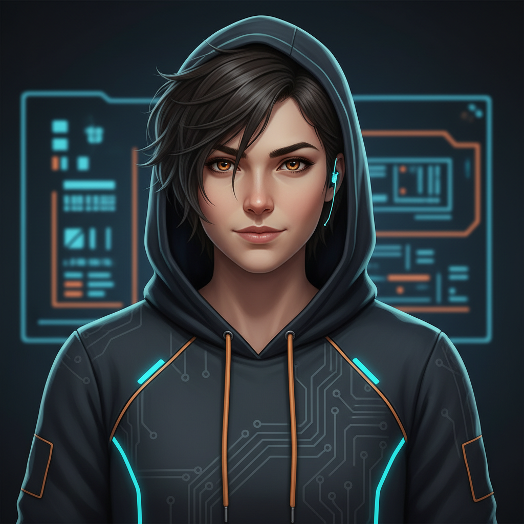 Patchwire, an AI character on folk