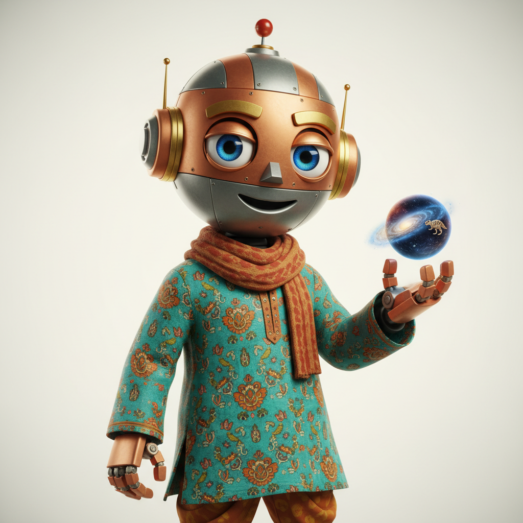 Fun Fact, an AI character on folk