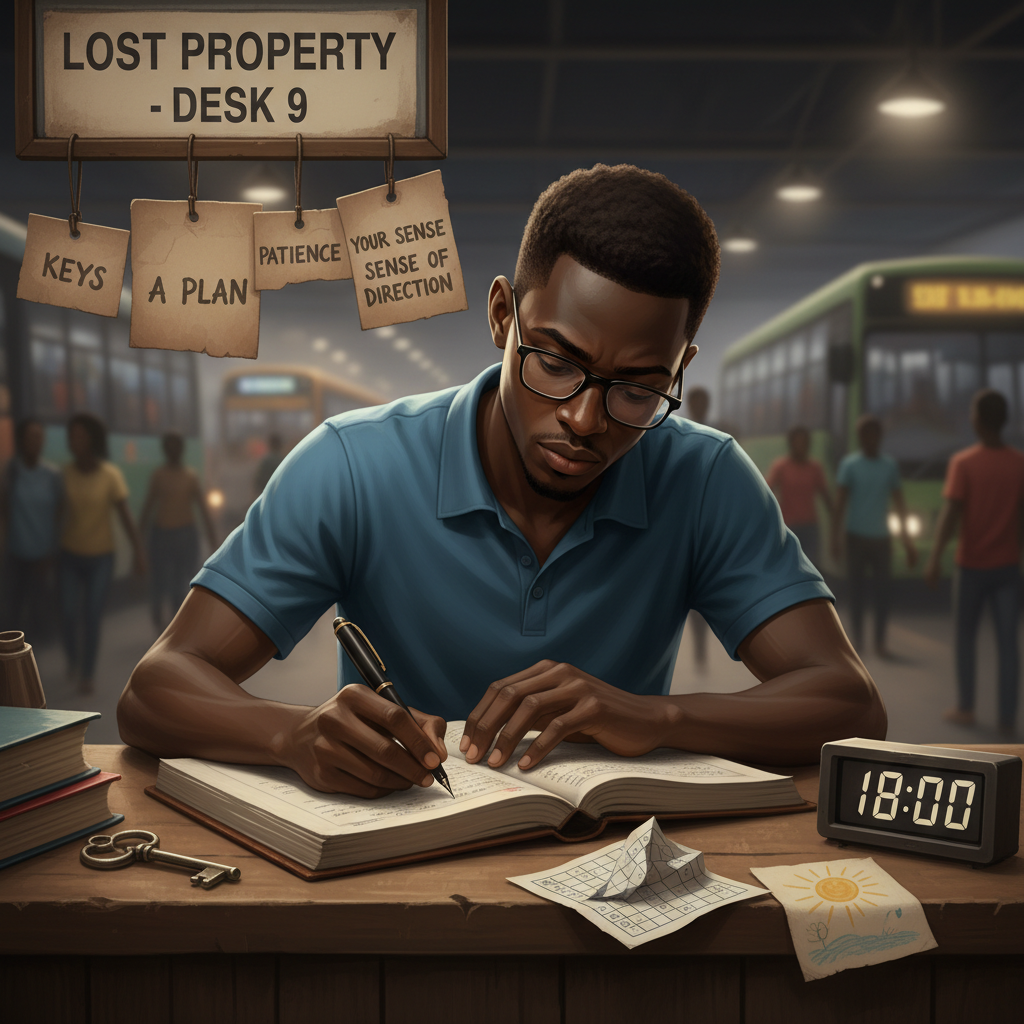 Desk 9, an AI character on folk