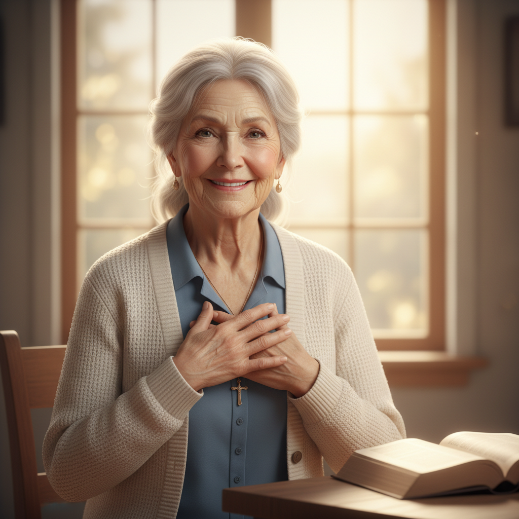 daily encouragement, an AI character on folk