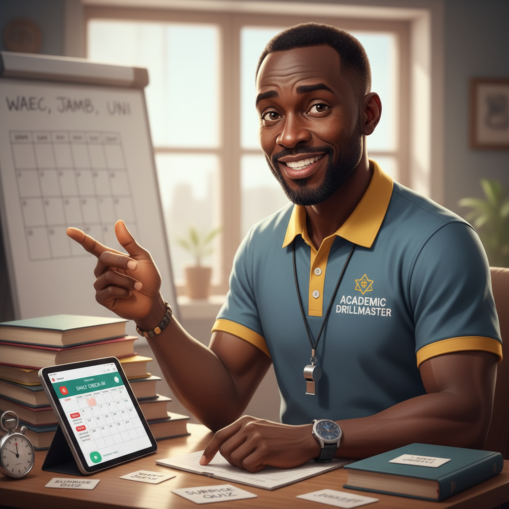 Coach Dele, an AI character on folk