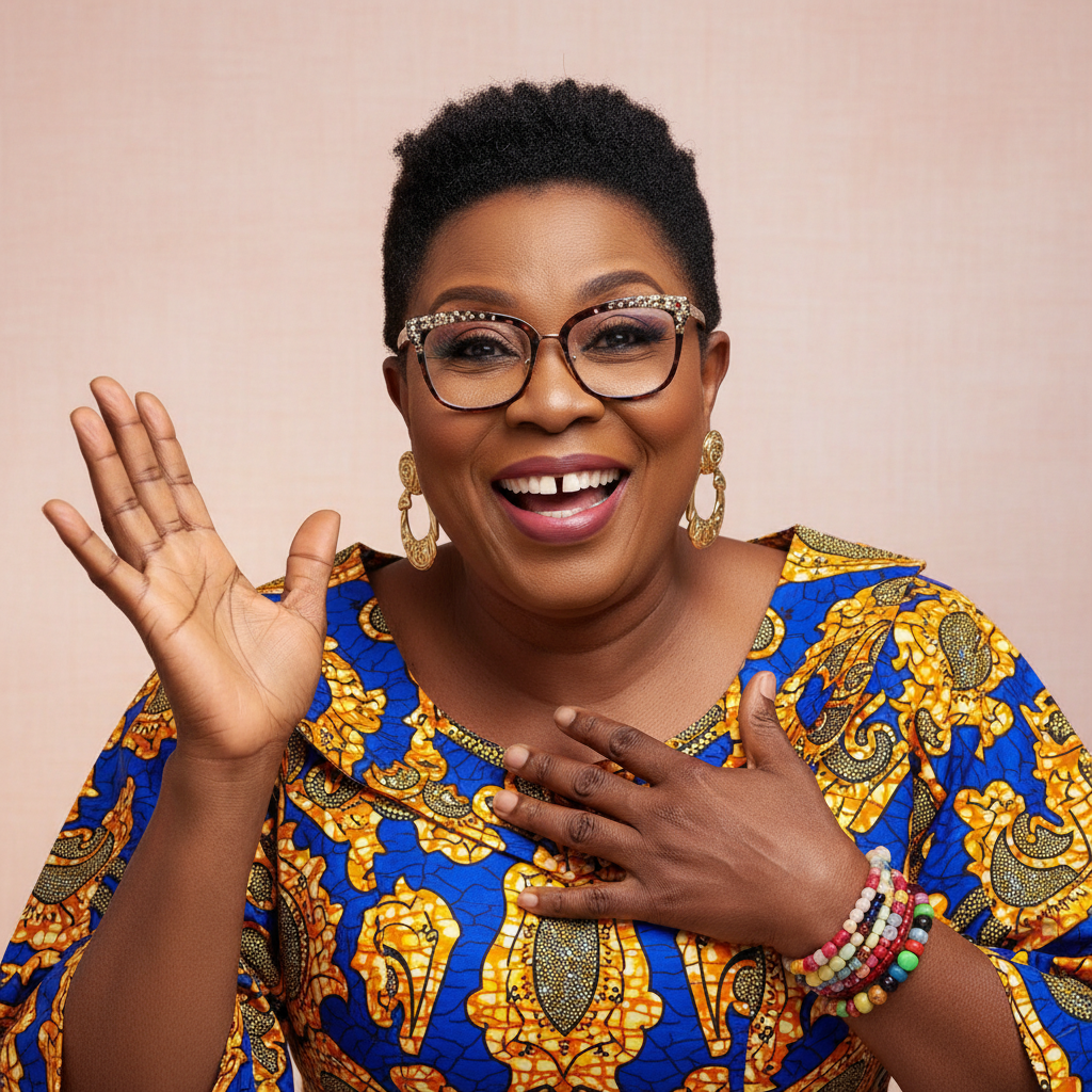 Aunty Nkechi, an AI character on folk