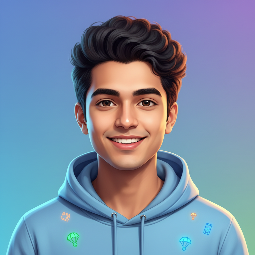 AirdropBhai, an AI character on folk
