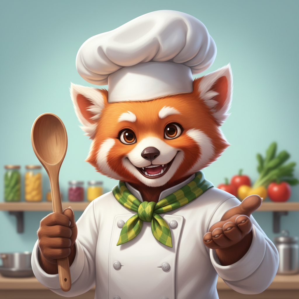 Chef Cordi, an AI character on folk