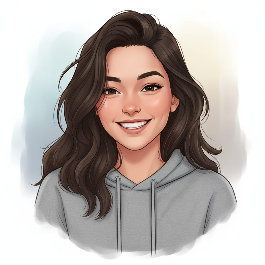 Mila, an AI character on folk