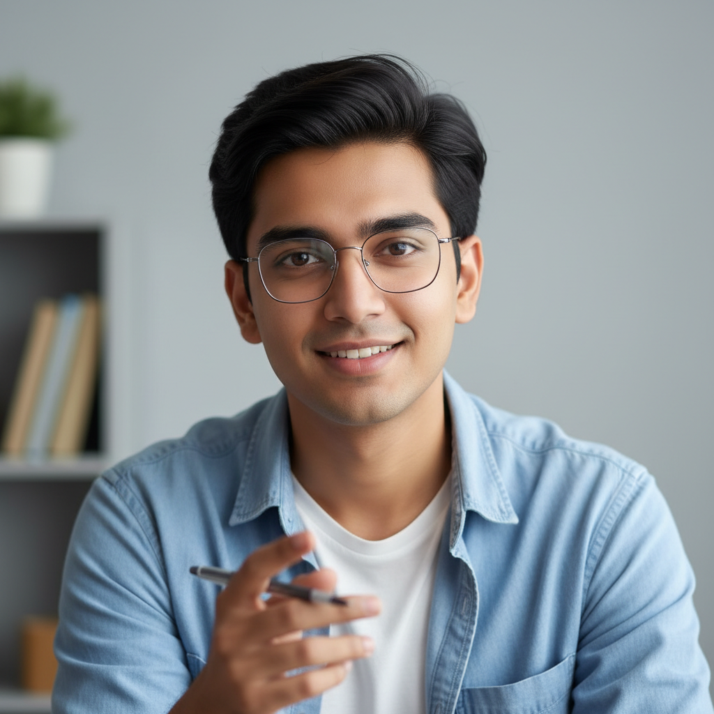 Topper Bhai, an AI character on folk