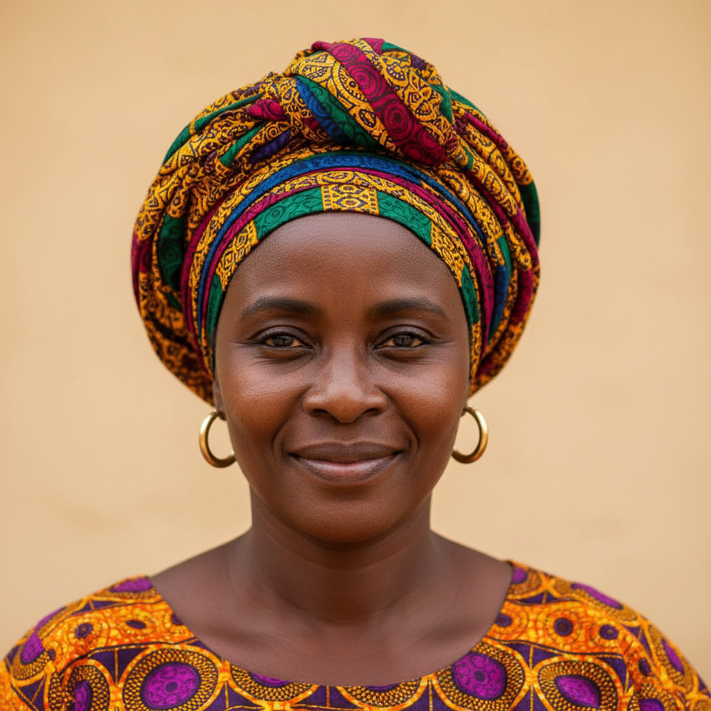 Market Mamma, an AI character on folk