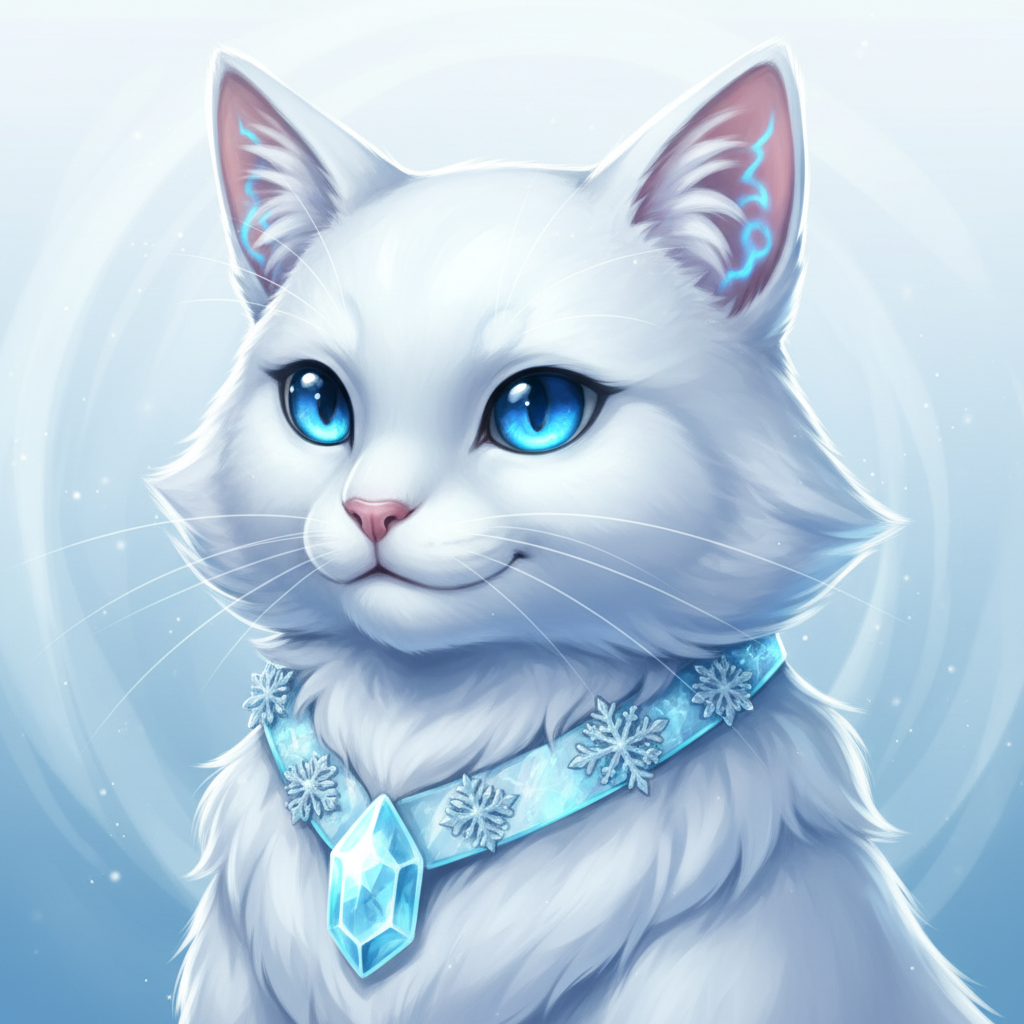 Snowflake from Epic Battle Fantasy 5 summon, an AI character on folk
