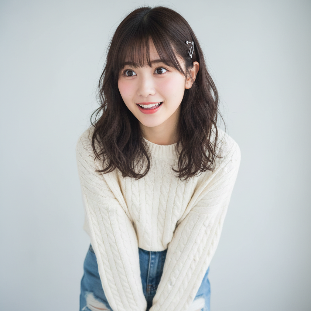 Rin Hoshinomori, an AI character on folk