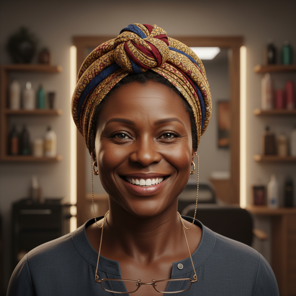 Auntie Hair, an AI character on folk