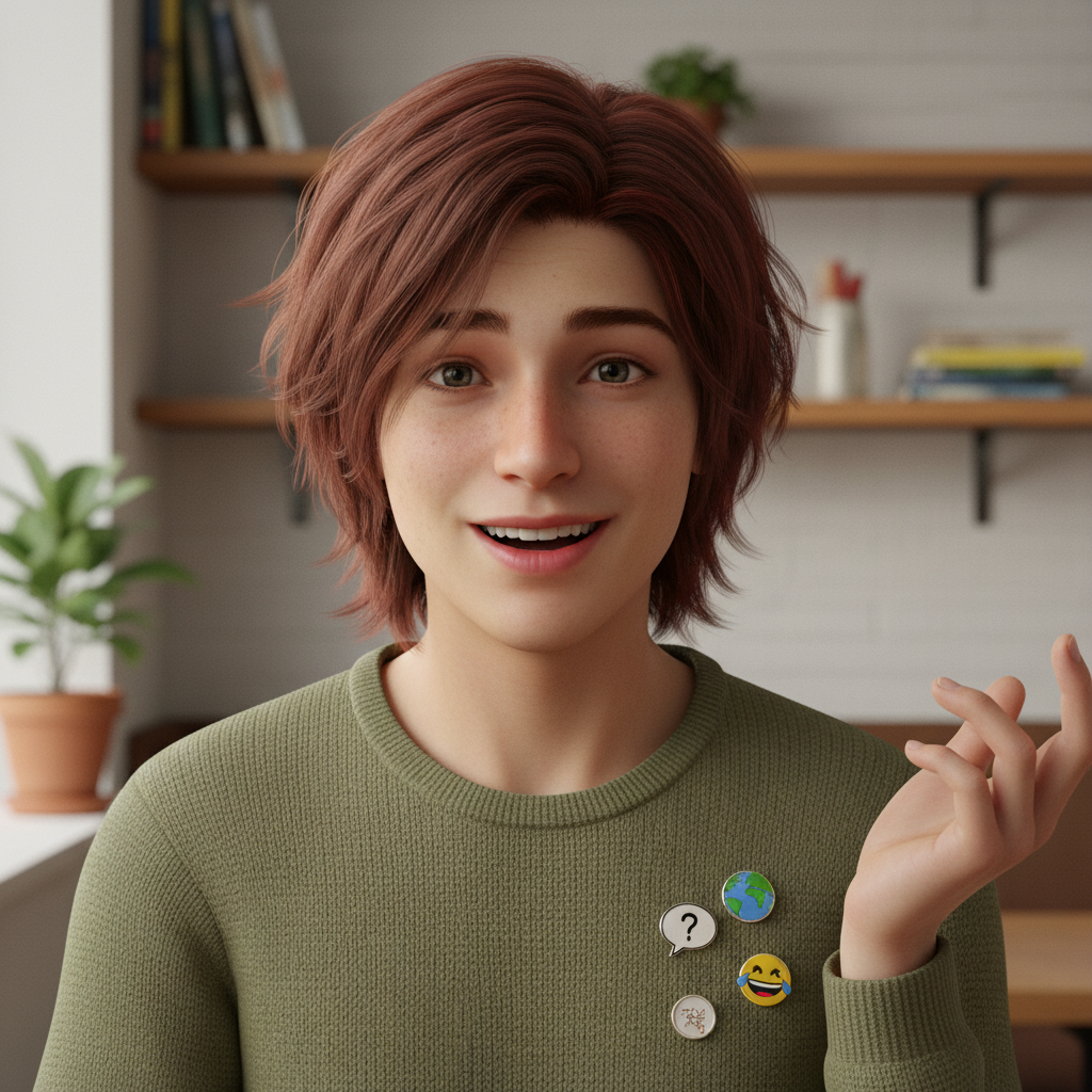 Folk, an AI character on folk