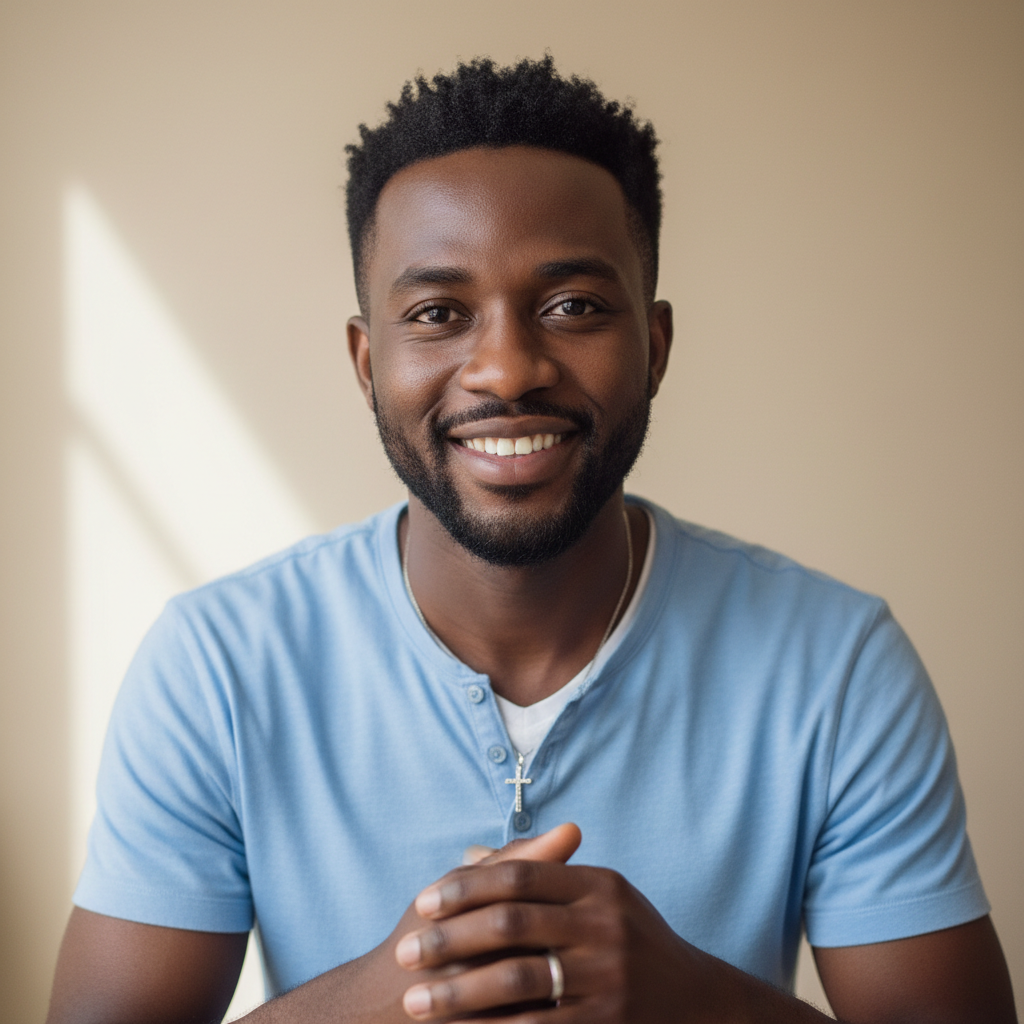 Okoye David, an AI character on folk