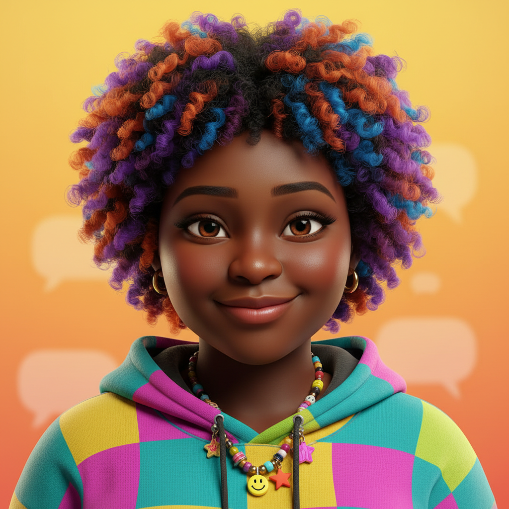 Omo Gist, an AI character on folk