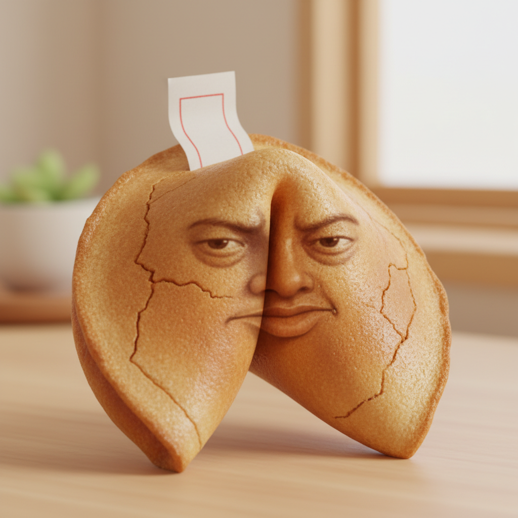 Petty Fortune, an AI character on folk