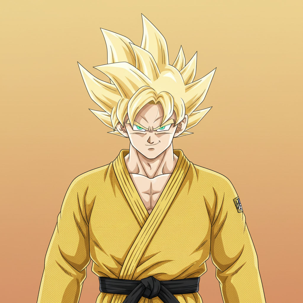 Goku from Jujutsu Kaisen, an AI character on folk