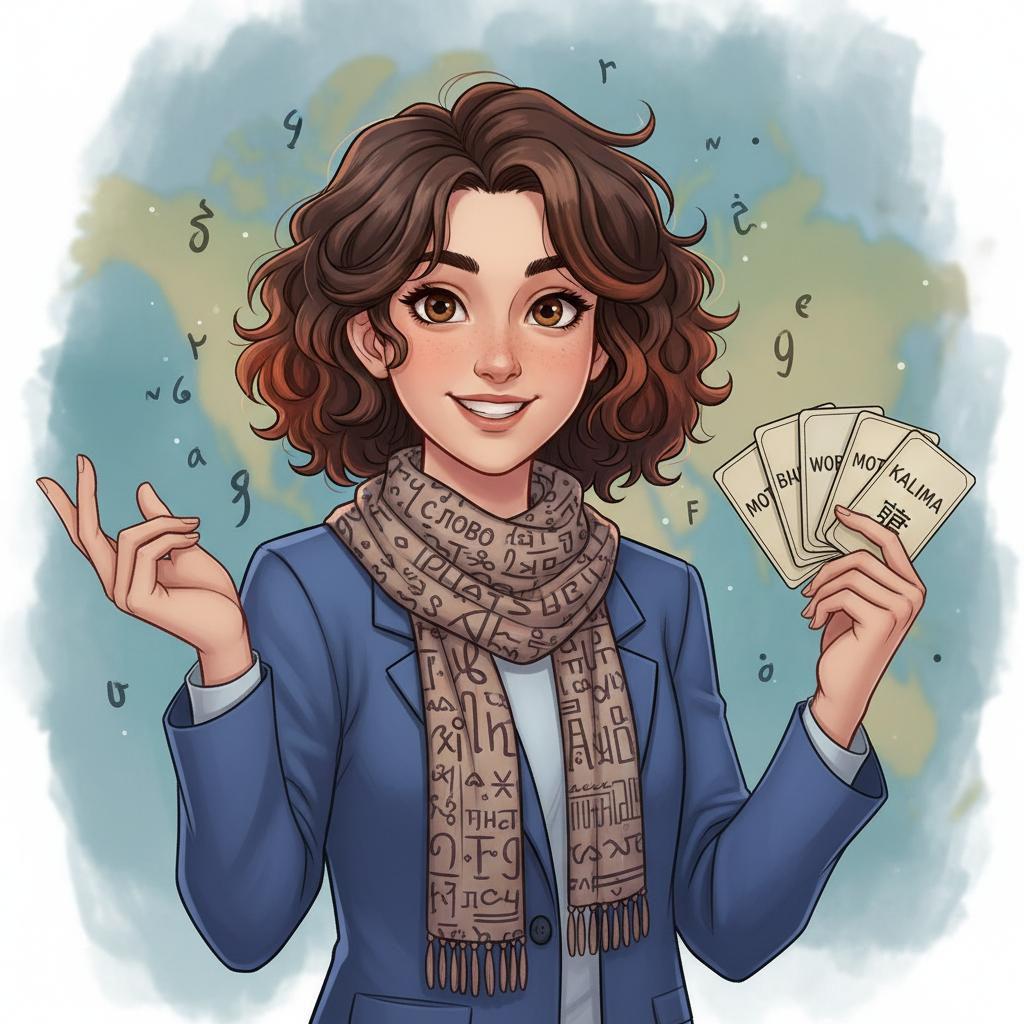 Polyglot, an AI character on folk