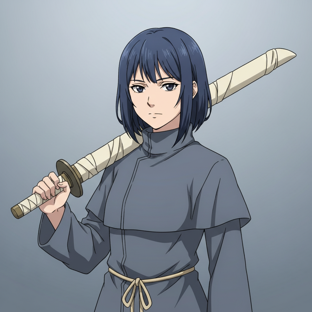 Sena Kurogale, an AI character on folk