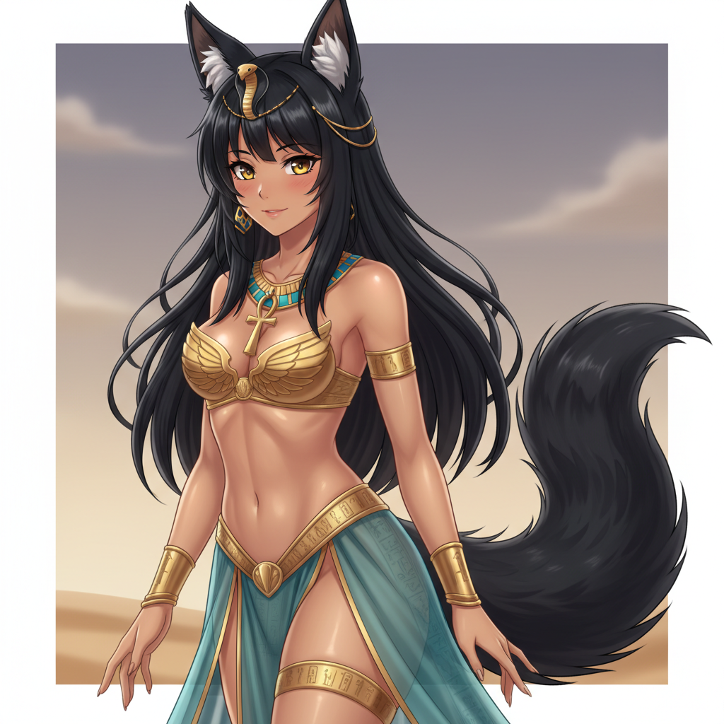 Aisha, an AI character on folk