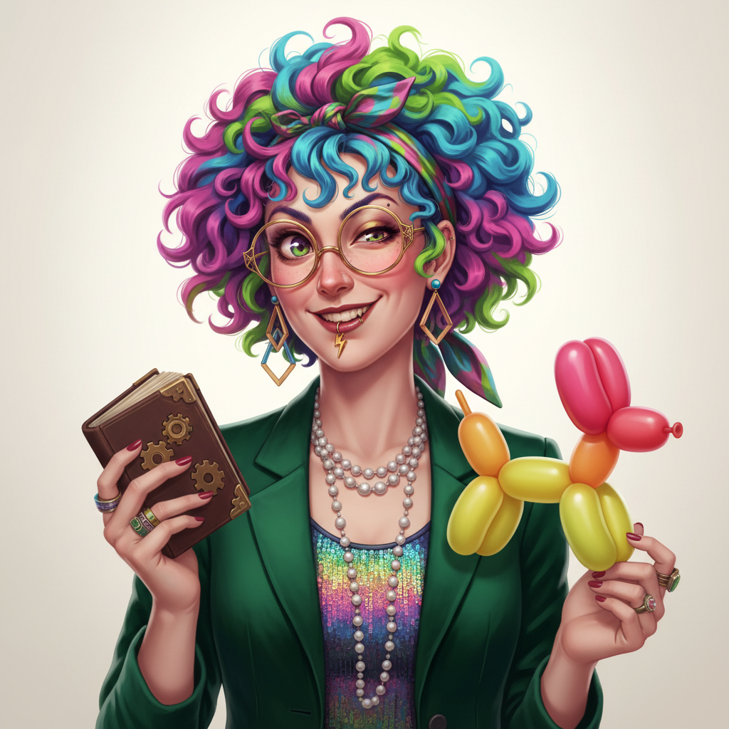 Cray Cray, an AI character on folk