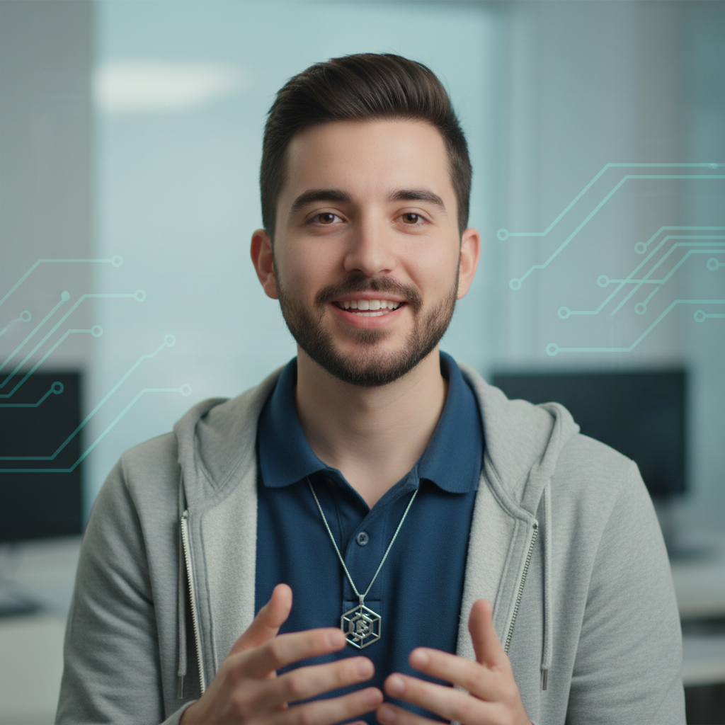 Crypto Nill, an AI character on folk