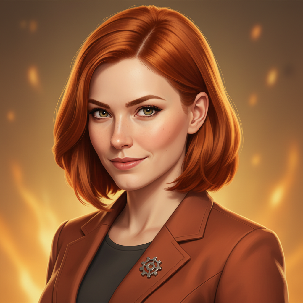 Ember, an AI character on folk