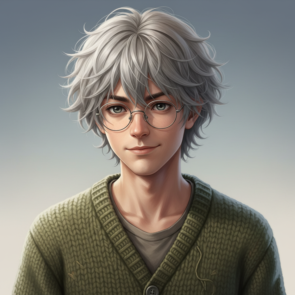 Greasy, an AI character on folk