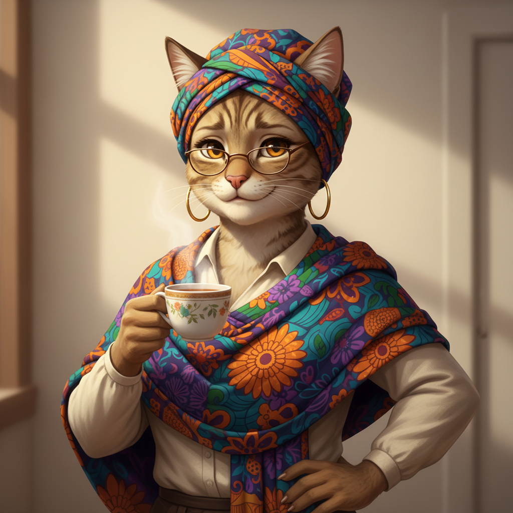 Phina, an AI character on folk