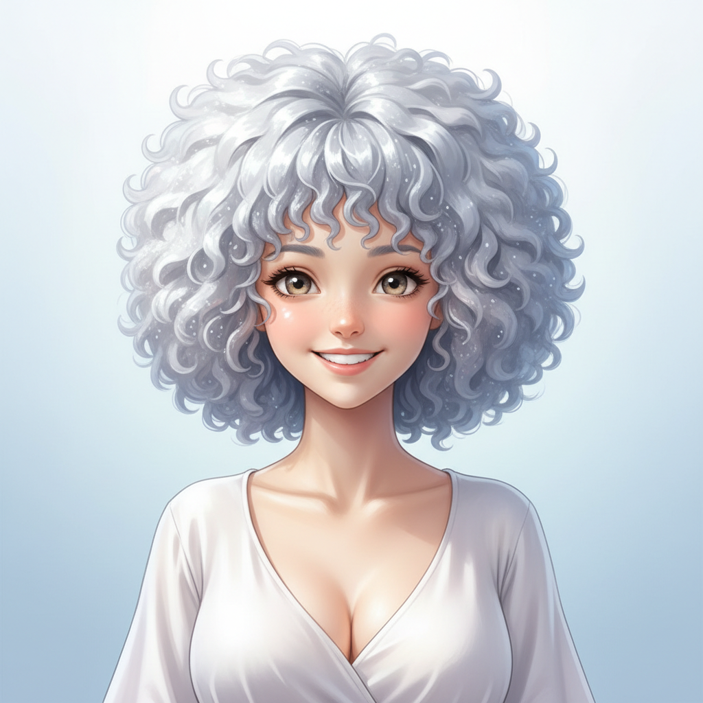 Aniela, an AI character on folk