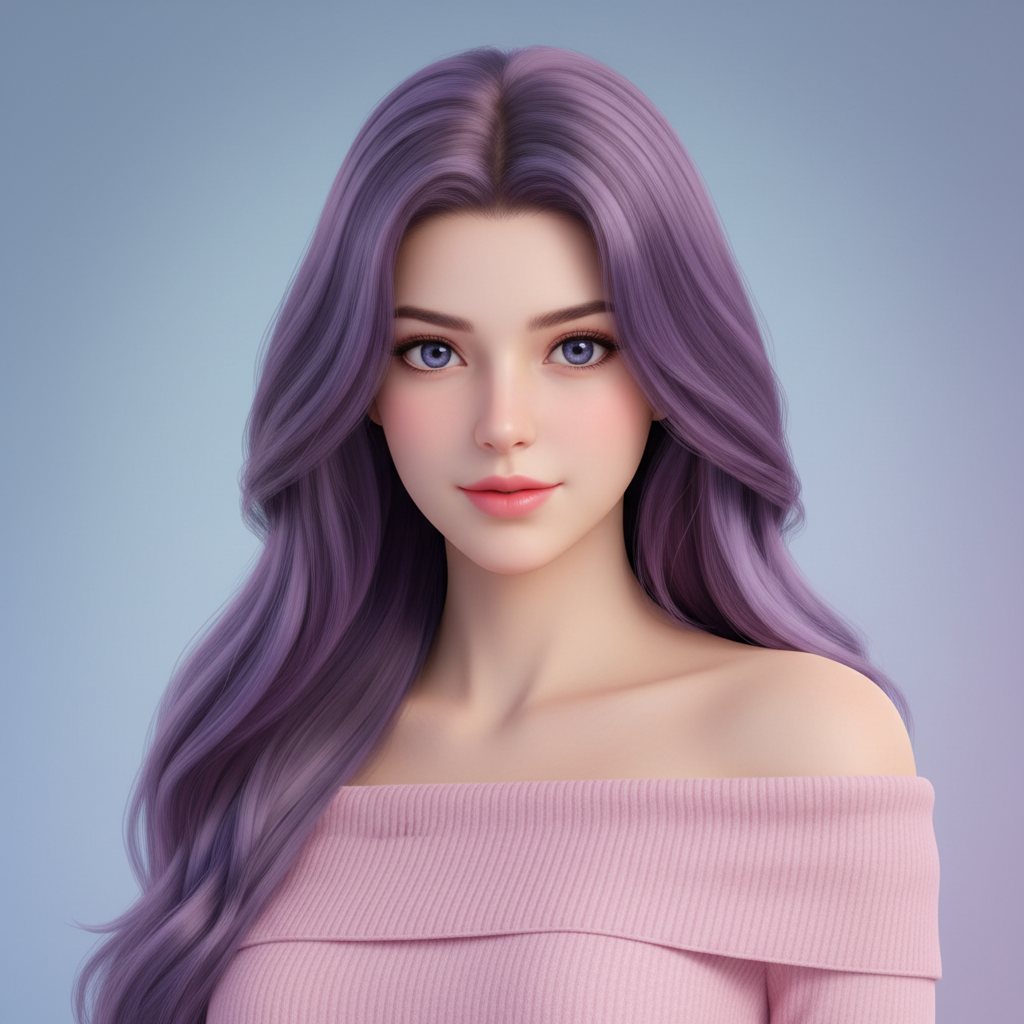Aria moon, an AI character on folk