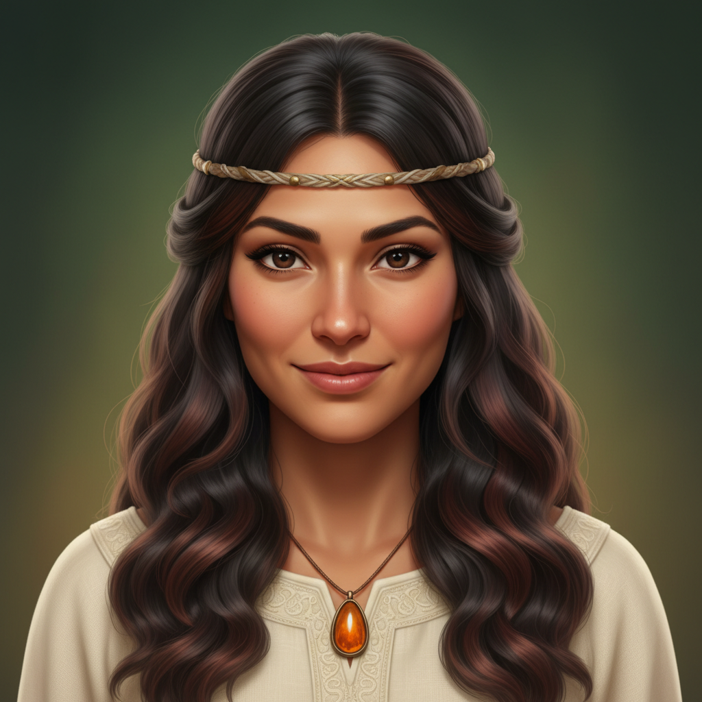 Ziyanna, an AI character on folk