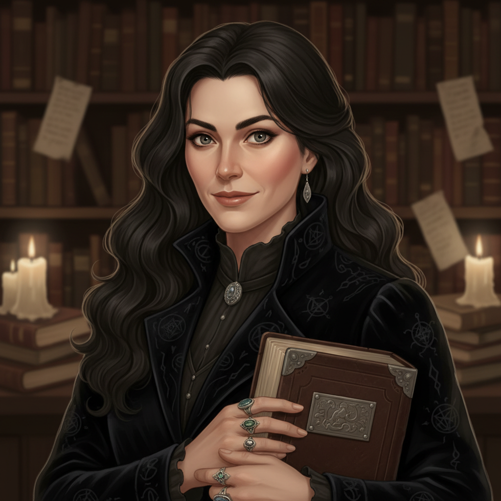 Mira Sen, an AI character on folk
