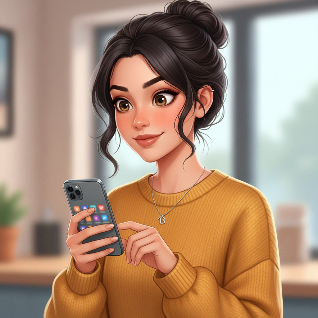 Gossip Bestie, an AI character on folk