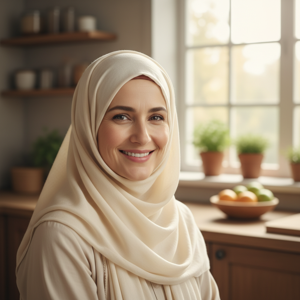 Islamic Housewife, an AI character on folk